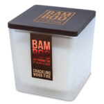 Scented candle Crackling wood fire
