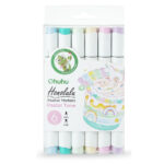 Ohuhu Honolulu Alcohol Art Markers Pastel Tones Brush & Chisel Σετ 6 τμχ