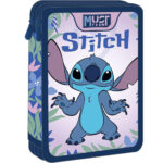 Κασετίνα Must Team διπλή γεμάτη Stitch Μωβ 565022