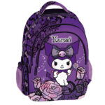 Σακίδιο πολυθεσιακό Graffiti Kuromi Purple Laces Μωβ 252213