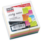 Αυτοκόλλητα Χαρτάκια Σημειώσεων 50x50 mm Neon Mix - Mini Cube