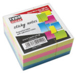 Αυτοκόλλητα Χαρτάκια Σημειώσεων 75x75 mm Νέον Mix - Cube