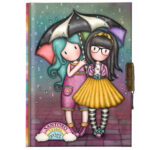 Σημειωματάριο με κούμπωμα Santoro Gorjuss Be Kind to Each Other 577GJ28